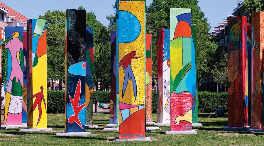 Jaume Plensa and Cristobal Gabarron in ARTZUID 2025