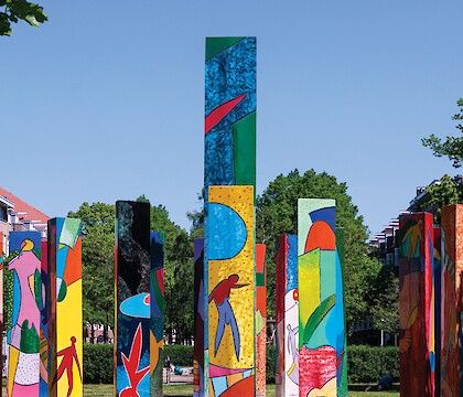Jaume Plensa and Cristobal Gabarron in ARTZUID 2025